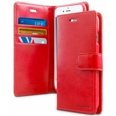 iPhone 14 Pro Bluemoon Wallet Case Red